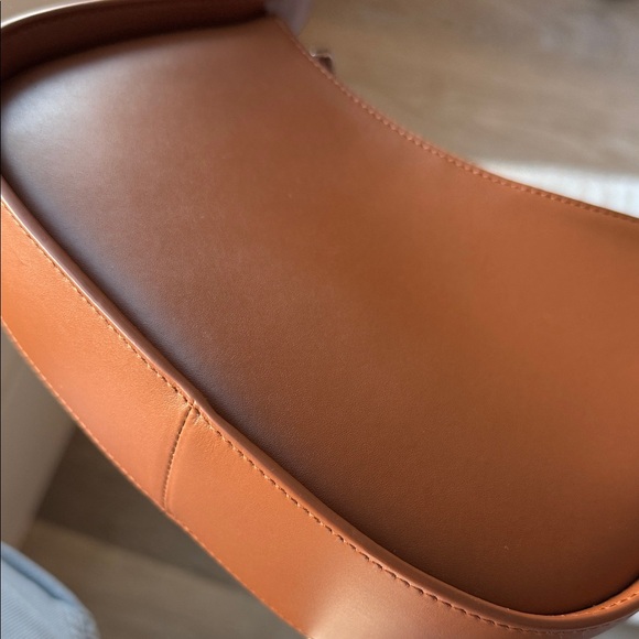 LIKE NEW The Row Half Moon Leather Shoulder Bag Brown - Picture 4 of 9